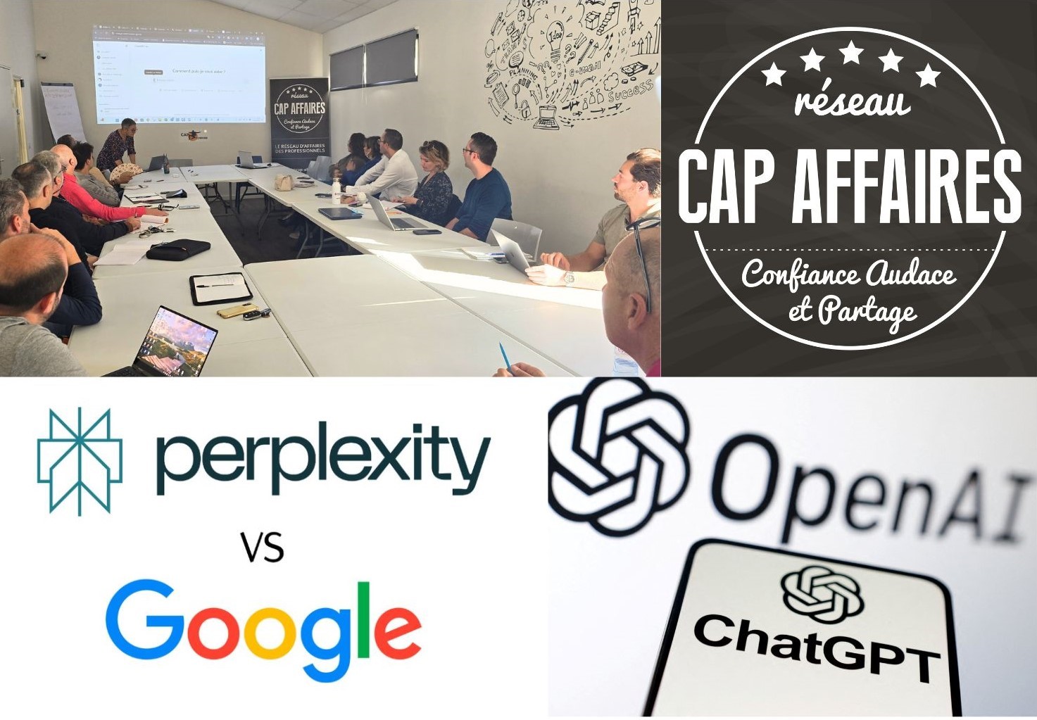 🌟 Atelier « Tchat GPT & Perplexity » : Partage et Innovation au service de nos membres ! 🌟